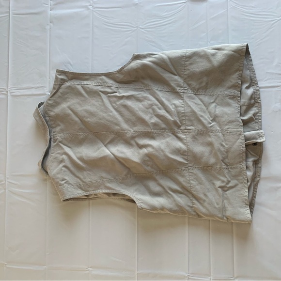 Banana republic  vest size 4 light grey/green - Picture 6 of 12